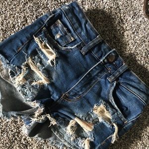 American eagle high waisted shorts